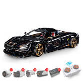 1: 8 McLaren 720S Supercar Building Sets with Remote Control, Electric Lift Convertible and Suspension, Electric Door, Tail Lift Design (3658Pcs)